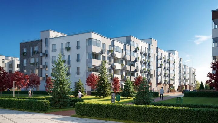 2-к. квартира, 44,6 м², 2/6 эт.