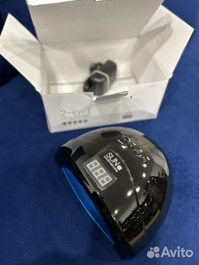 SUN Лампа для сушки ногтей 48 Вт, LED-UV черная