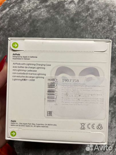 Беспроводные наушники apple airpods 3