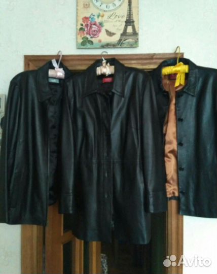 Куртка кожаная женская 46 48 натуральная