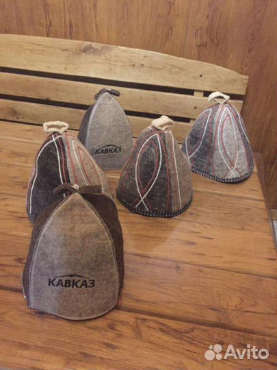 Шапка для бани овчина