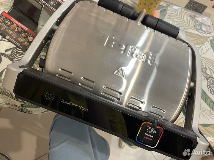Гриль tefal optigrill elite
