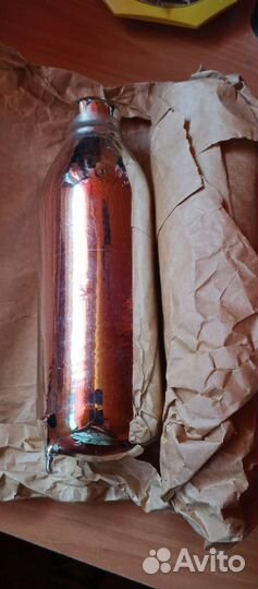 Стеклянная, колба для термоса. Новая