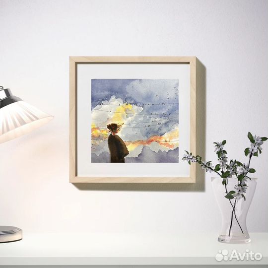 Картина акварель 