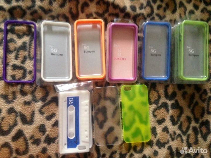 Бампера и чехлы на iPhone 4, 4S, 5, 5S. новые