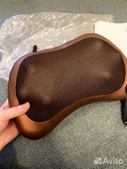 Массажная подушка для спины, шеи, плеч с подогрево