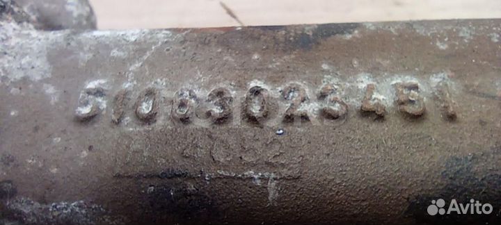 Патрубок охлаждения MAN TGX 2009 51063023451