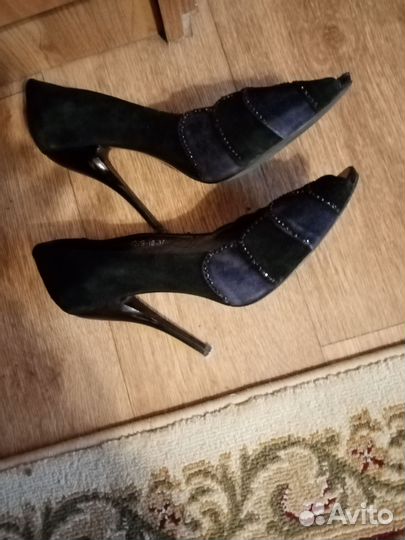Туфли женские 37 размер натуральная замша