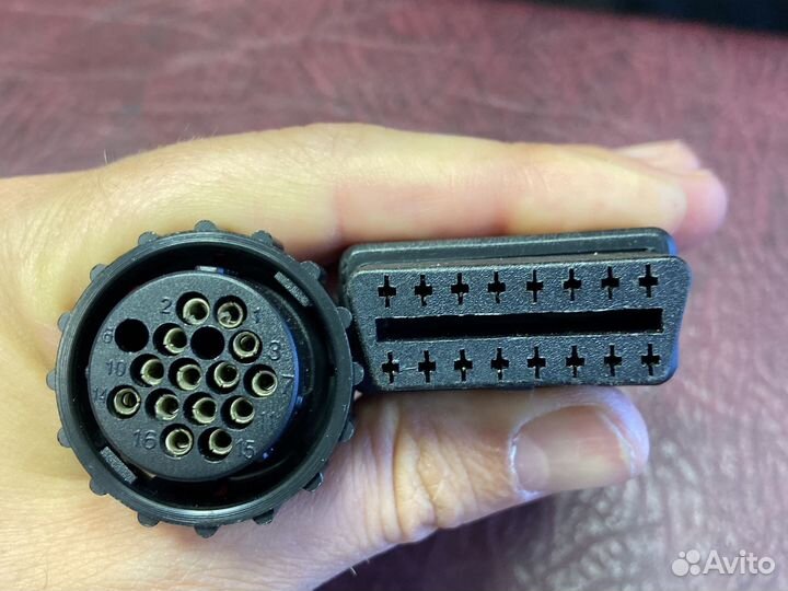 Переходник-адаптер с OBD-2 на 16 PIN Scania