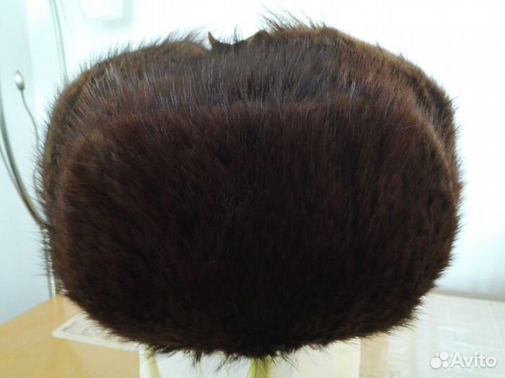 Шапка мужская ондатровая, классическая ушанка