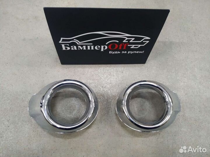 Рамка птф Ford Focus III 2011-2015 хром