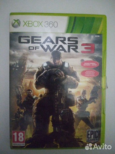 Игра xbox 360 Gears of War 3