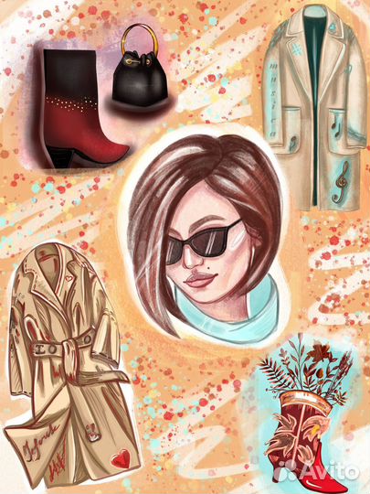 Иллюстрации и арты на заказ в разной стилистике