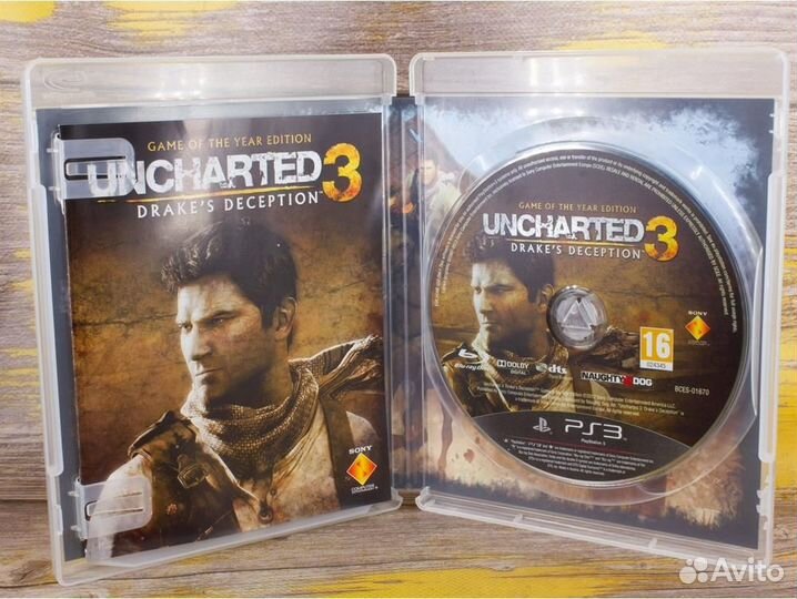 Диск PS3 Uncharted 3: Drake’s Deception (Б/У)