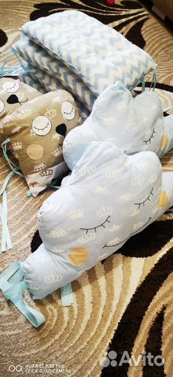 Бортики в детскую кроватку