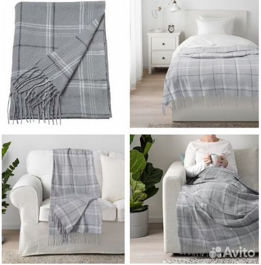 Плед IKEA новый