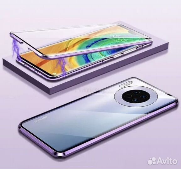 Чехол со стеклом на honor 8x