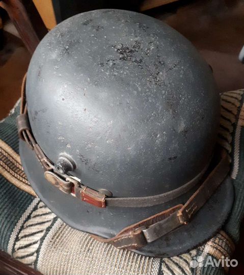 Немецкая каска М18 рогач