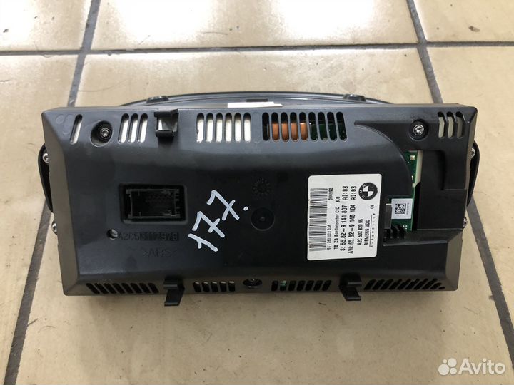 Информационный дисплей BMW 5 E60 рестайлинг