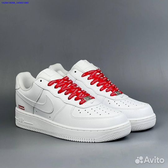 Кроссовки Nike Air Force 1 Low & Supreme (Арт.18530)