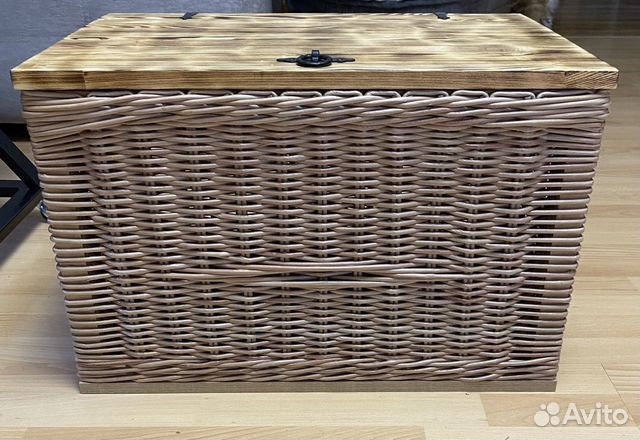 Сундук плетеный