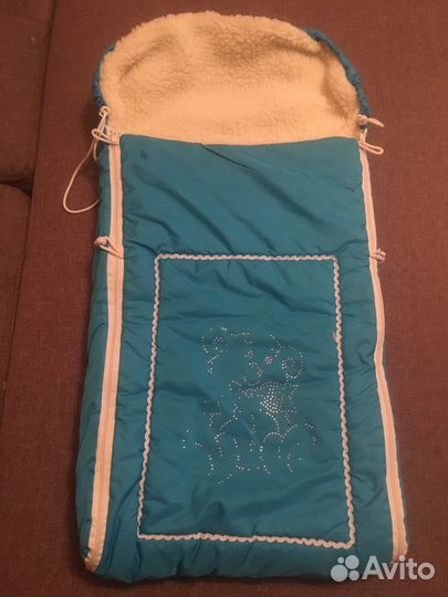 Конверт зимний на овчине