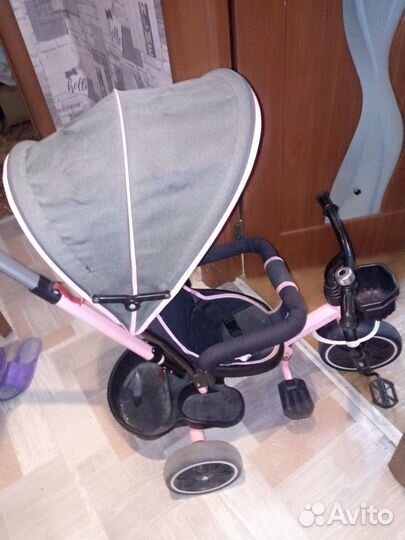 Велосипед с родительской ручкой