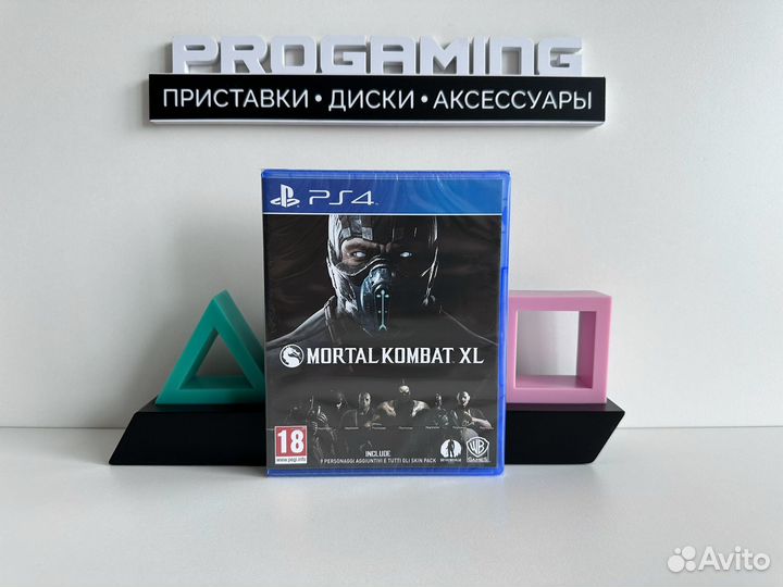 Mortal combat XL диск для Sony PS4