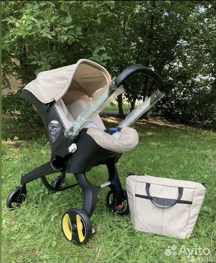 Коляска 4 в1 (беж - песок )