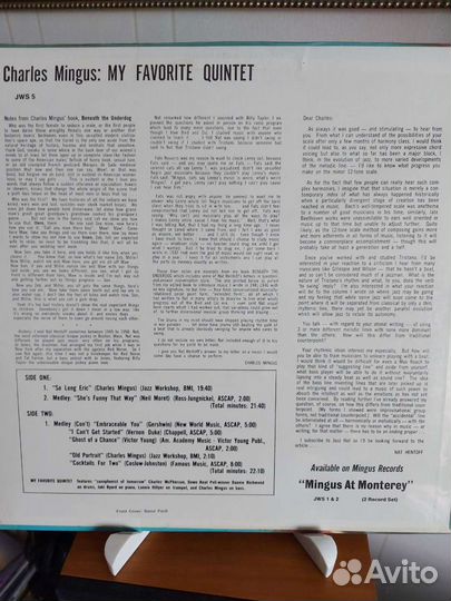 Charles Mingus LP jazz