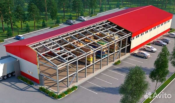 Быстровозводимые ангары из сэндвич панелей