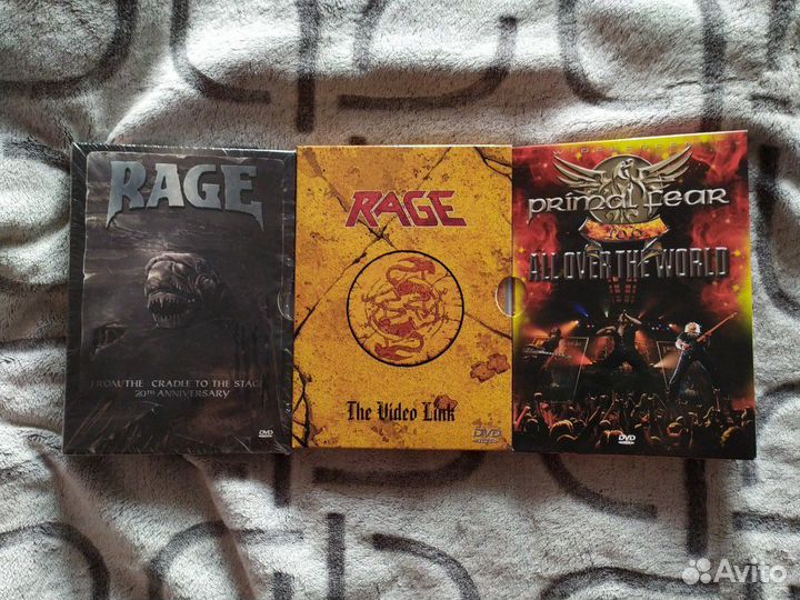 Двд сд диски, Rage, Primal Fear, Grave Digger
