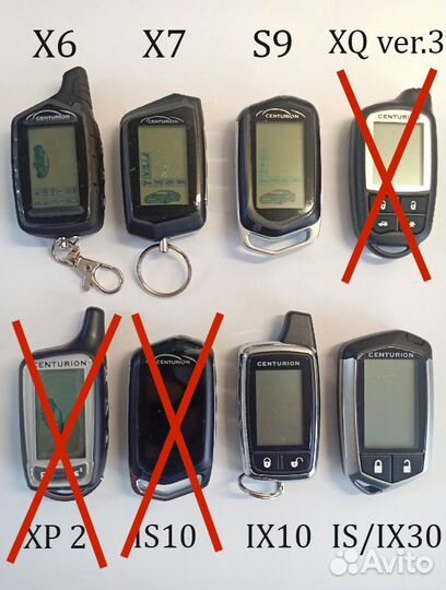Брелоки автосигнализации Центурион Centurion