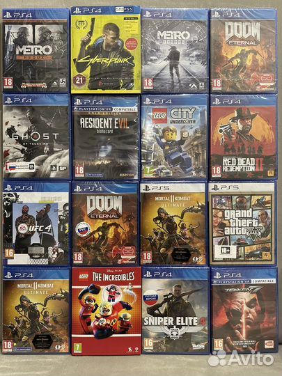 Игры ps4 новые