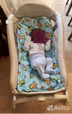 Шезлонг детский с вибрацией