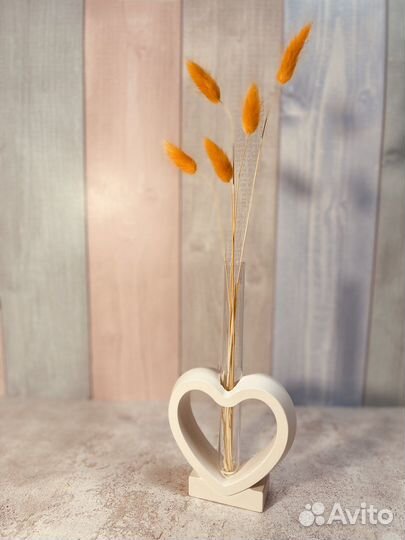 Пробирки для ваз из гипса