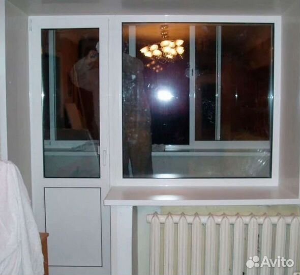 Балконный блок пвх без монтажа