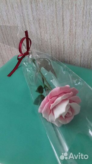Роза в куполе. Букеты. Мыло ручной работы