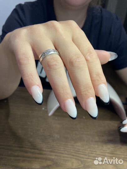 Наращивание маникюр ногтей