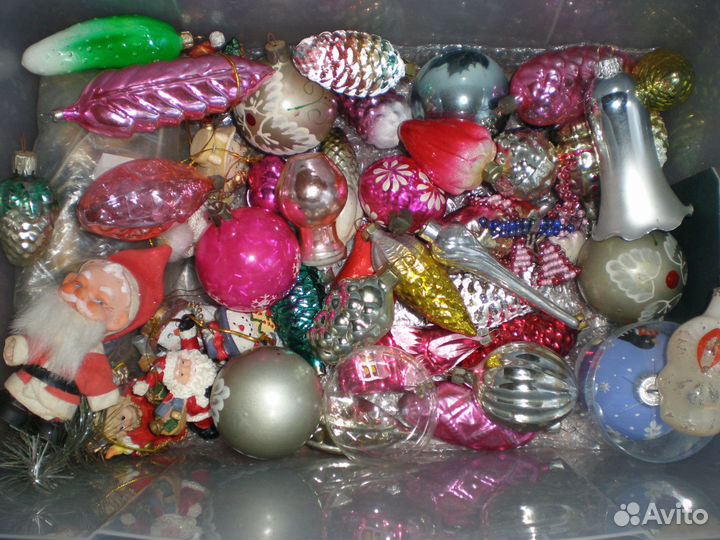 Коллекционные елочные новогодние игрушки СССР