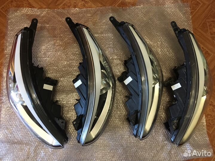 Фара Hyundai Solaris (линзованная с дхо)