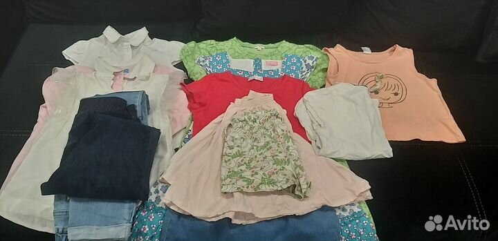 Вещи пакетом на девочку 7-9 лет