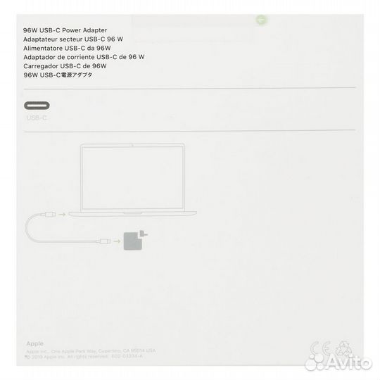 Блок питания MacBook Pro 16 Retina 96W USB-C orig