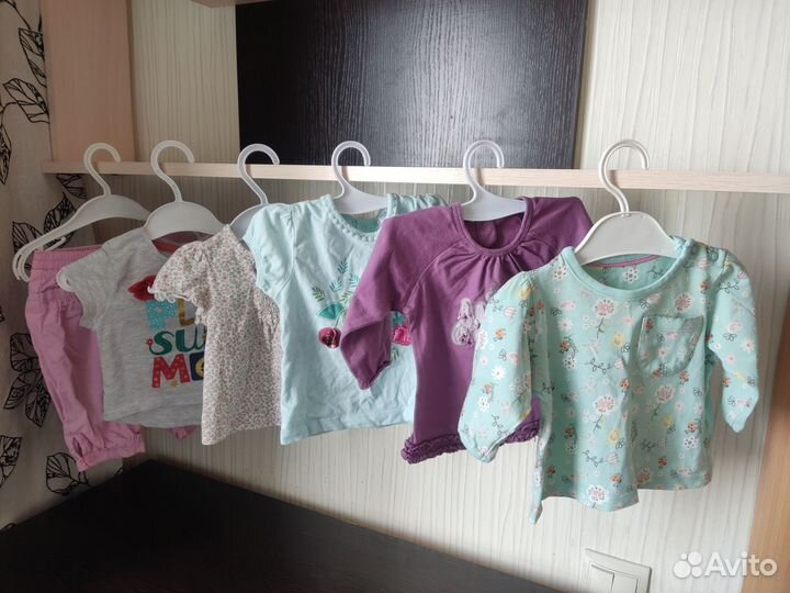 Одежда для девочки 68 пакетом