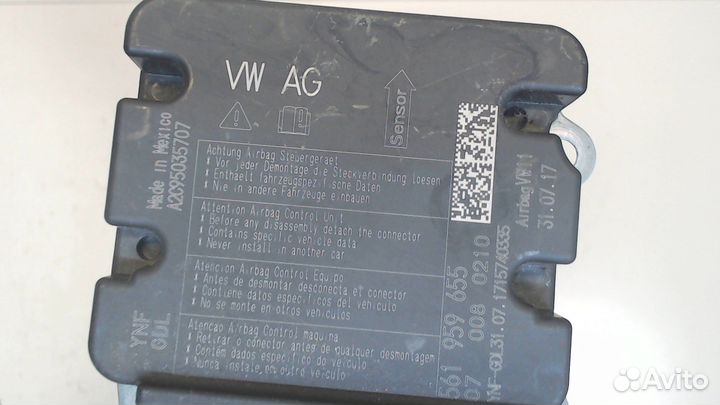 Блок управления airbag Volkswagen Passat 8 2015, 2
