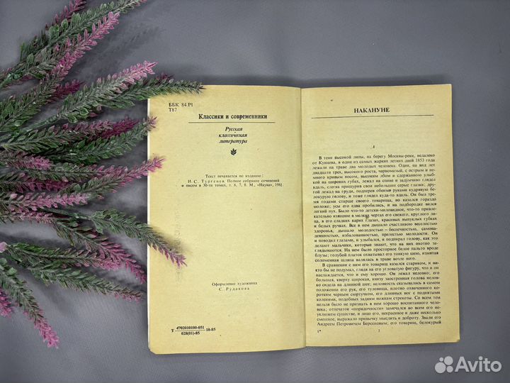 Тургенев И.С. Отцы и дети, Степной король лир 1985