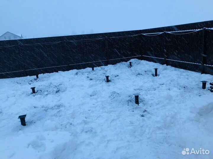 Винтовые сваи под ключ установка