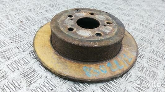 Диск тормозной задний toyota corolla verso 2 (83U2