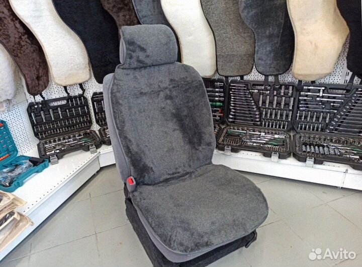 Меховые накидки на сидения овчина