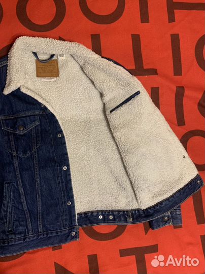 Джинсовая куртка Levis Sherpa оригинал мужская